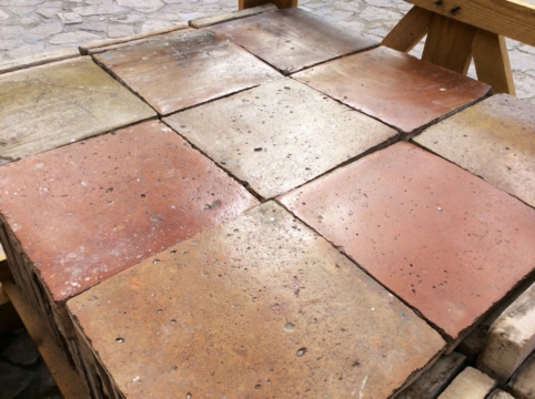 ANTIQUE RECLAIMED TERRACOTTA 13 X 13 ANTIQUE RECLAIMED TERRACOTTA 13 X 13